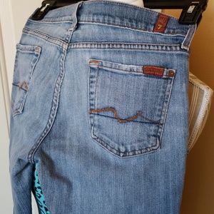 7 For All mankind blue jeans, sz 29
